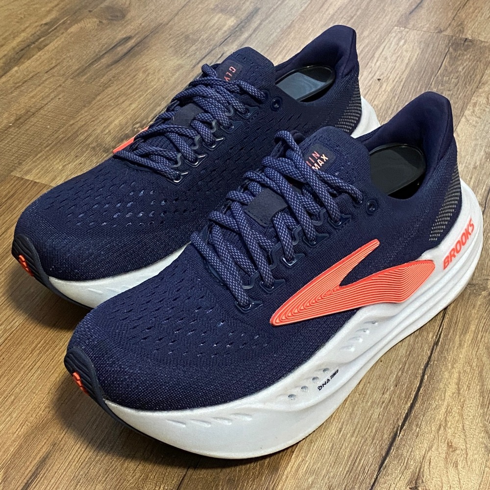Brooks Glycerin Max Womens Running Shoes Navy Coral  Size 8.5 B